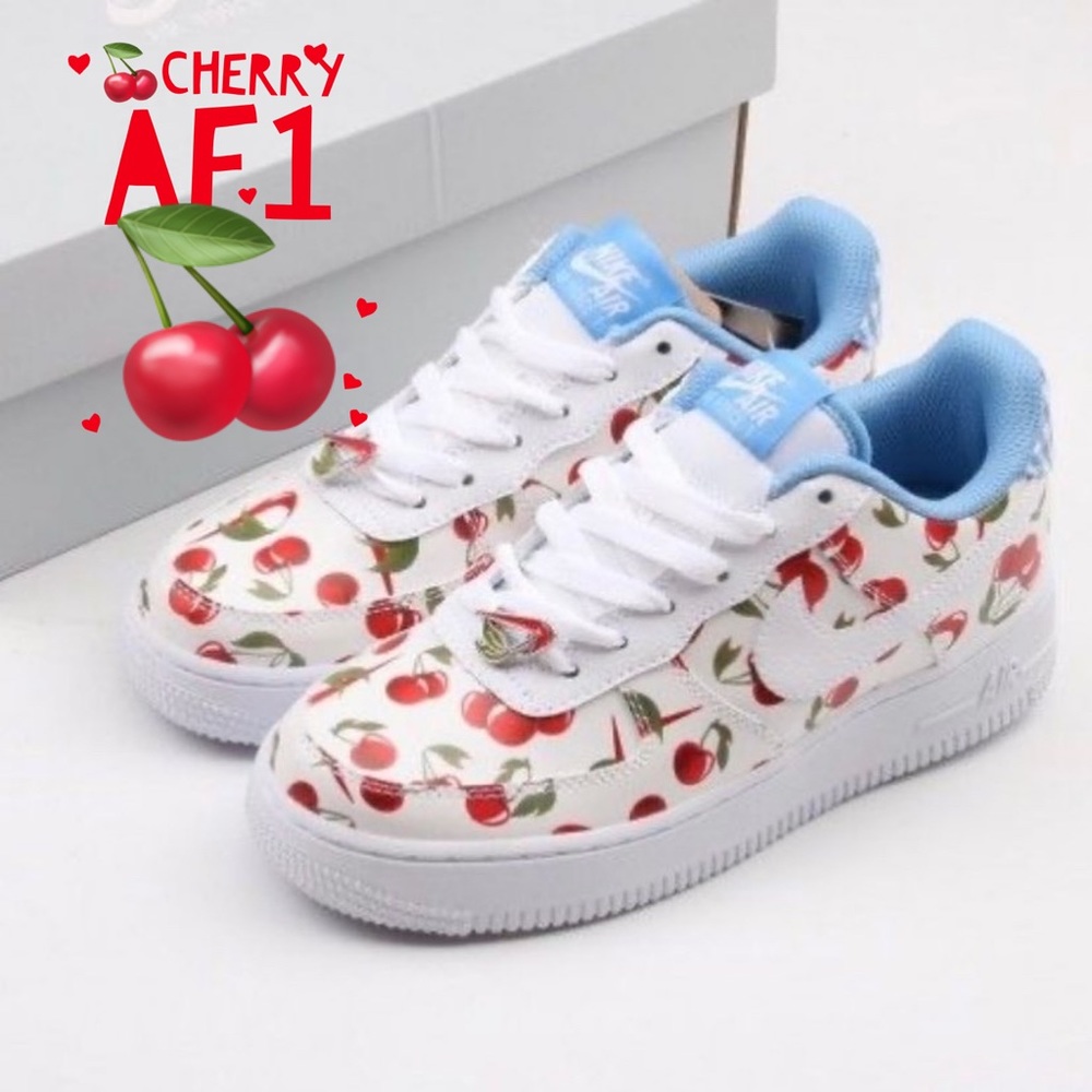 🍒Nike Air Force 1 “Red Cherries” 🍒